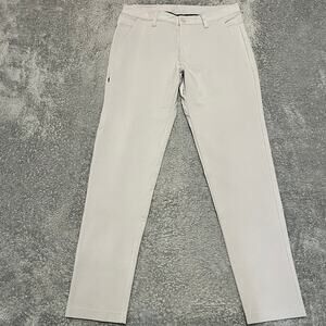 BYLT Premium Basics Pants Mens Medium Everyday Pant 2 Gray Stretch Golf